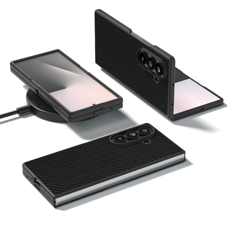 For Samsung Galaxy Z Fold7 5G Carbon Fiber Texture Protective Phone Case
