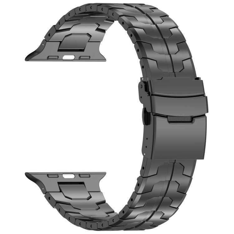 For Apple Watch 46mm / 49mm / 45mm / 44mm Detachable Safety Clasp Titanium Alloy Watch Band