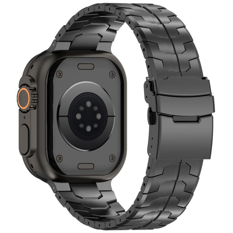 For Apple Watch 46mm / 49mm / 45mm / 44mm Detachable Safety Clasp Titanium Alloy Watch Band