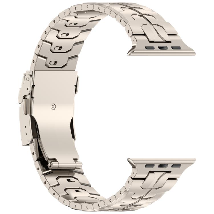 For Apple Watch 46mm / 49mm / 45mm / 44mm Detachable Safety Clasp Titanium Alloy Watch Band