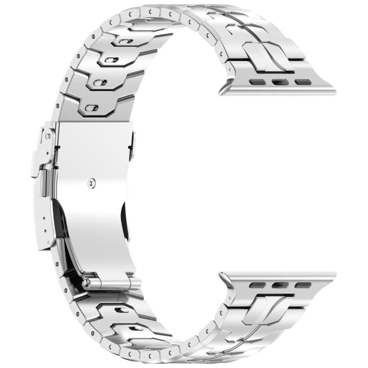 For Apple Watch 46mm / 49mm / 45mm / 44mm Detachable Safety Clasp Titanium Alloy Watch Band