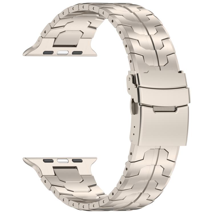 For Apple Watch 42mm / 41mm / 40mm / 38mm Detachable Safety Clasp Titanium Alloy Watch Band