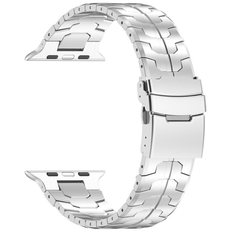 For Apple Watch 42mm / 41mm / 40mm / 38mm Detachable Safety Clasp Titanium Alloy Watch Band