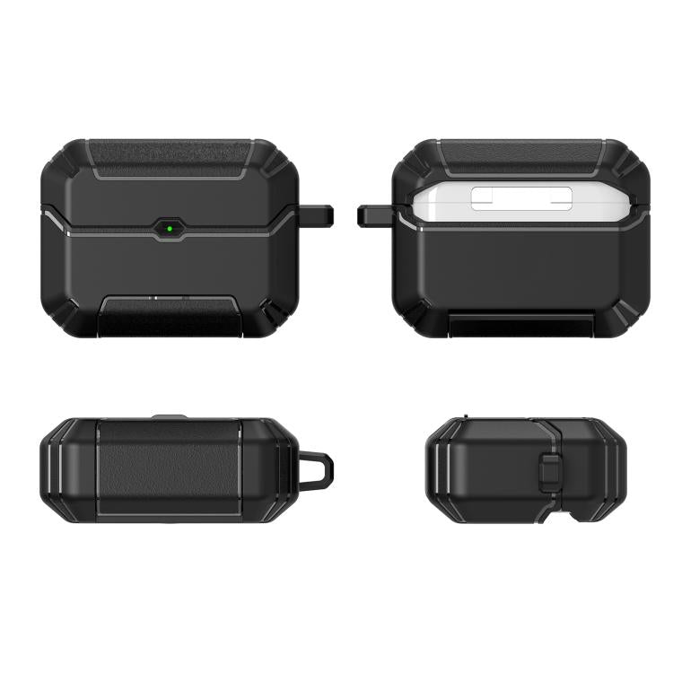 For AirPods Pro 3 Wireless Earphones Protective Case with Hook & Holder
