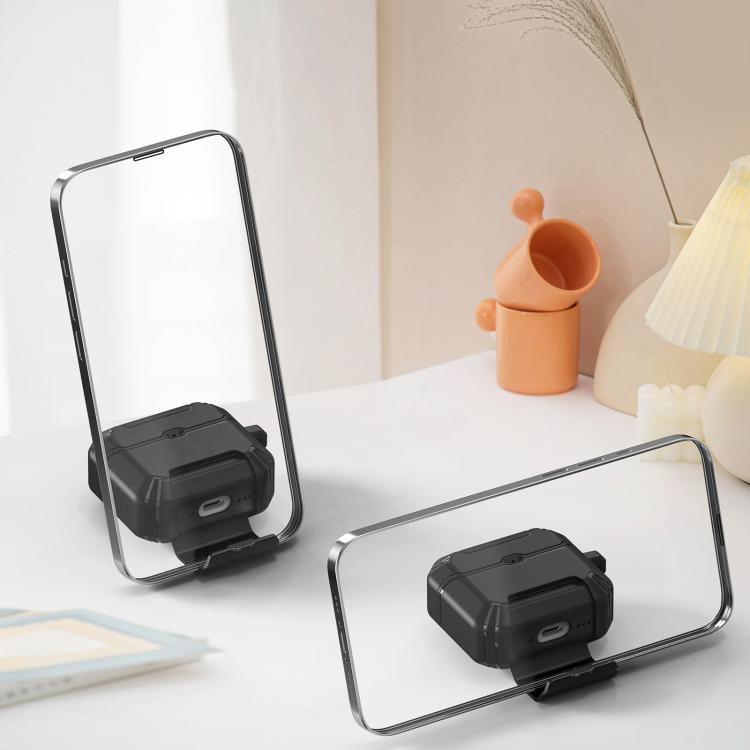For AirPods Pro 2 Wireless Earphones Protective Case with Hook & Holder