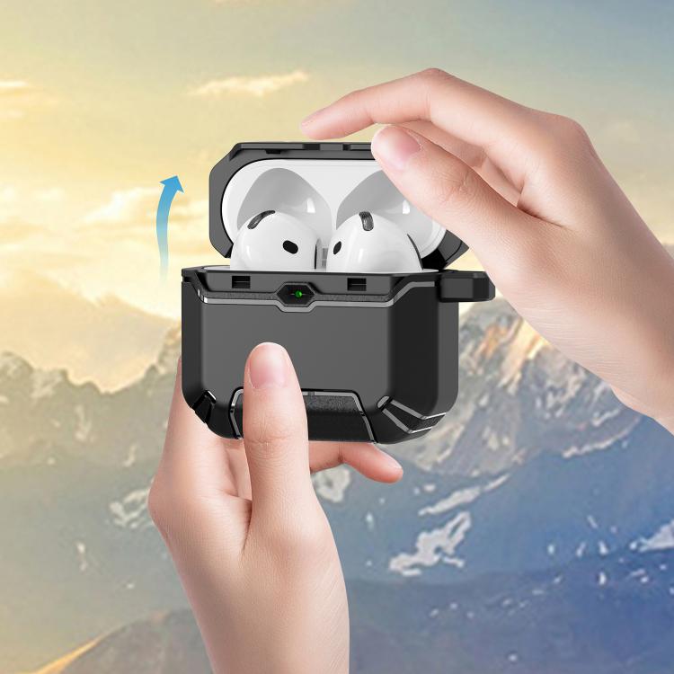For AirPods Pro 2 Wireless Earphones Protective Case with Hook & Holder