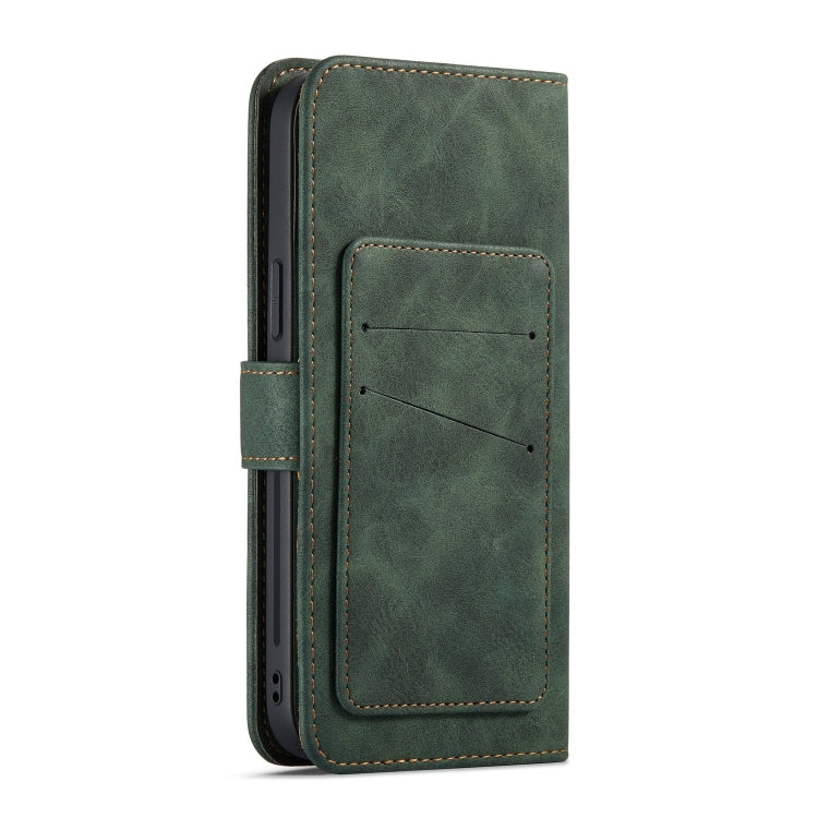 For iPhone 12 mini Retro Magnetic Horizontal Flip Leather Case with Card Slots & Wallet & Photo Frame & Detachable Back Cover