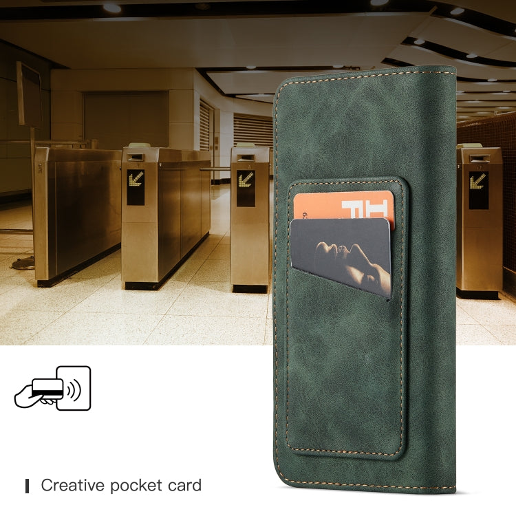For iPhone 12 mini Retro Magnetic Horizontal Flip Leather Case with Card Slots & Wallet & Photo Frame & Detachable Back Cover