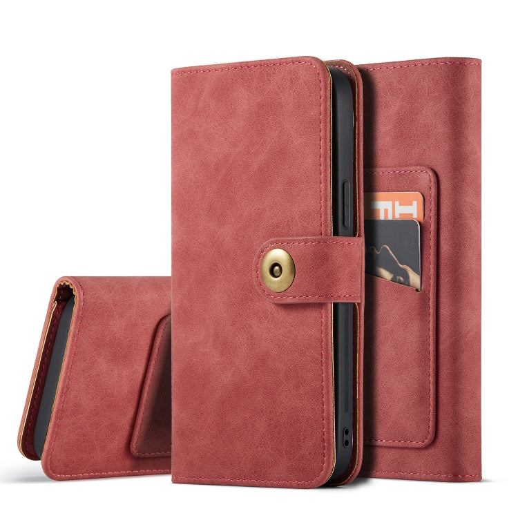 For iPhone 12 mini Retro Magnetic Horizontal Flip Leather Case with Card Slots & Wallet & Photo Frame & Detachable Back Cover