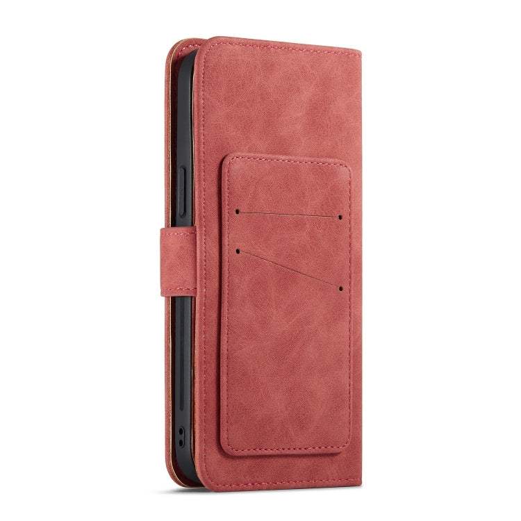 For iPhone 12 mini Retro Magnetic Horizontal Flip Leather Case with Card Slots & Wallet & Photo Frame & Detachable Back Cover