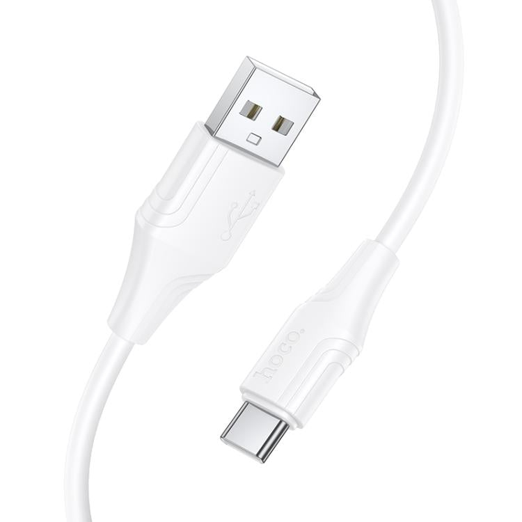 hoco X124 USB-A to USB-C / Type-C Bien 3A Silicone Charging Data Cable, Length: 1m
