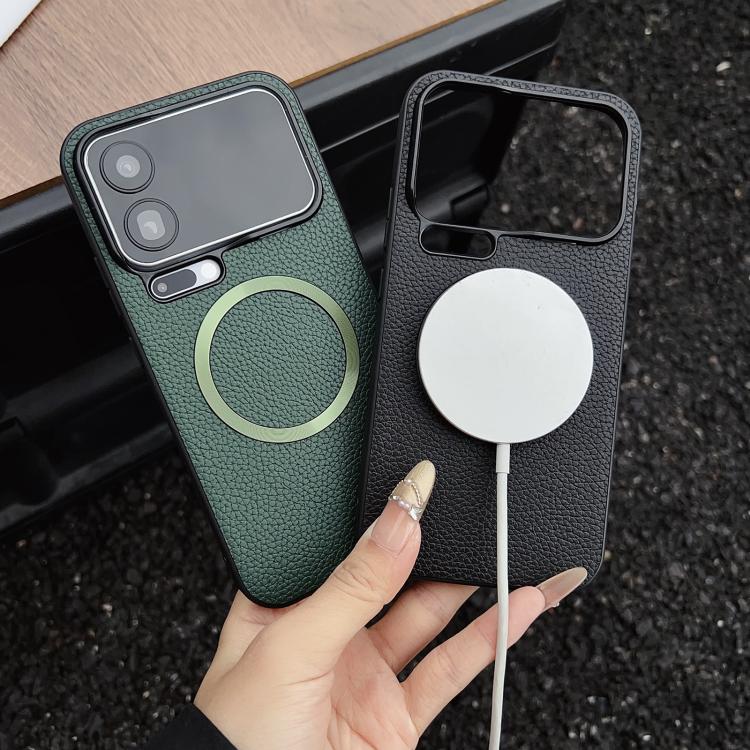 For Xiaomi 17 Pro Max CD Magsafe Magnetic Litchi Texture Phone Case
