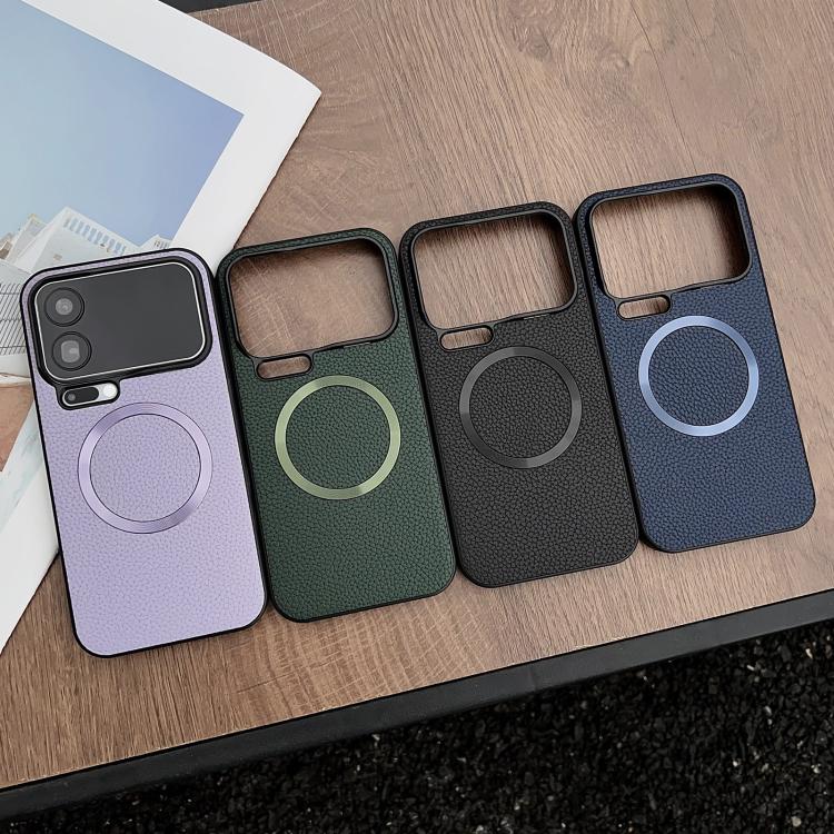 For Xiaomi 17 Pro Max CD Magsafe Magnetic Litchi Texture Phone Case