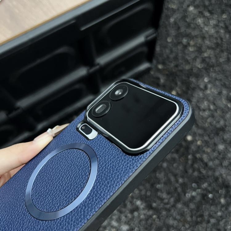 For Xiaomi 17 Pro Max CD Magsafe Magnetic Litchi Texture Phone Case