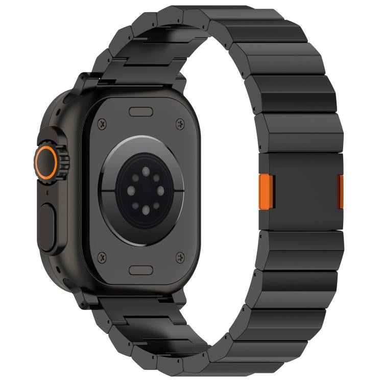 For Apple Watch 42mm / 41mm / 40mm / 38mm Thick One-bead Magnetic Clasp Titanium Alloy Watch Band