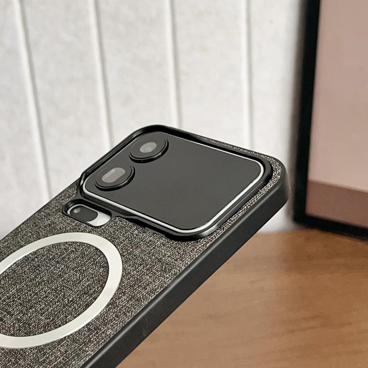 For Xiaomi 17 Pro Max CD Magsafe Magnetic Cloth Texture Phone Case