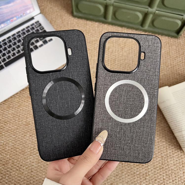 For Xiaomi 15T Pro CD Magsafe Magnetic Cloth Texture Phone Case