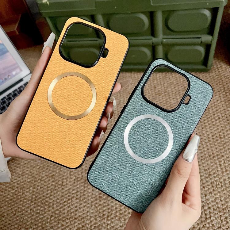 For Xiaomi 15T Pro CD Magsafe Magnetic Cloth Texture Phone Case