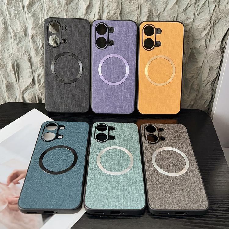 For Redmi Turbo 5 Max / Poco X8 Pro Max 5G CD Magsafe Magnetic Cloth Texture Phone Case