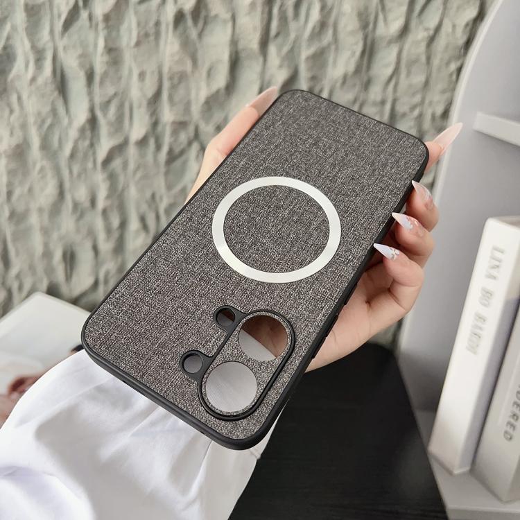 For Redmi Turbo 5 Max / Poco X8 Pro Max 5G CD Magsafe Magnetic Cloth Texture Phone Case