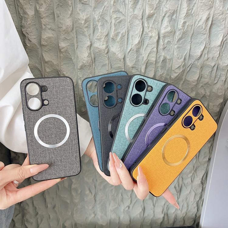 For Redmi Turbo 5 Max / Poco X8 Pro Max 5G CD Magsafe Magnetic Cloth Texture Phone Case
