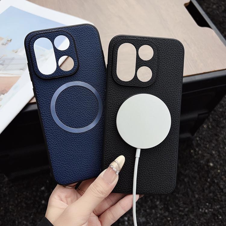 For OnePlus 15 CD Magsafe Magnetic Litchi Texture Phone Case