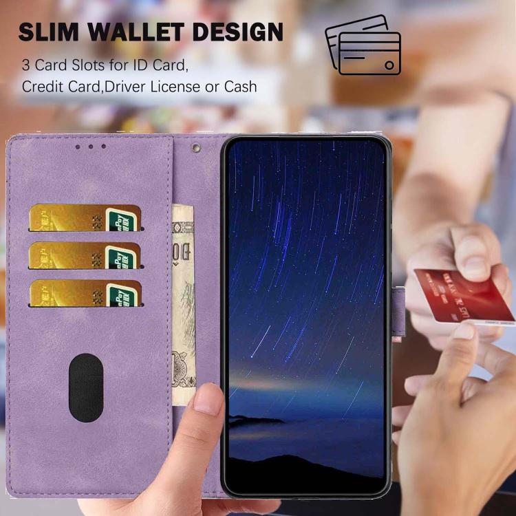 For Samsung Galaxy S26 Edge 5G Cherry Blossoms Embossed Leather Phone Case