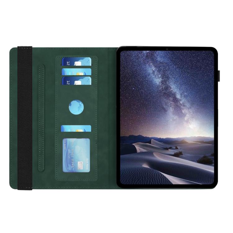 For Samsung Galaxy Tab A 10.1 2019 T510 Rotatable Honeycomb Embossed Leather Tablet Case