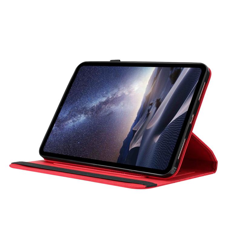 For Samsung Galaxy Tab S6 Lite 2020 P610 Rotatable Honeycomb Embossed Smart Leather Tablet Case