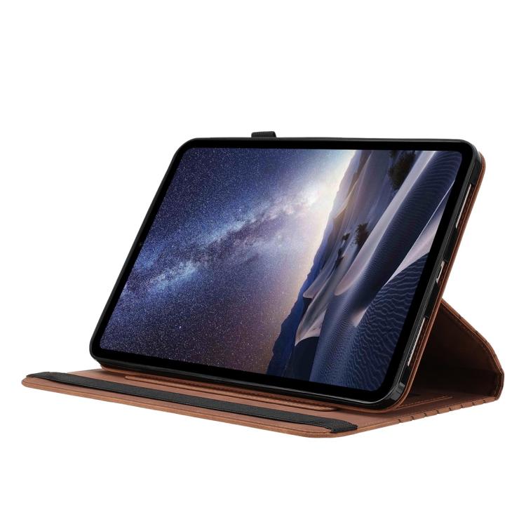 For Samsung Galaxy Tab S6 Lite 2020 P610 Rotatable Honeycomb Embossed Smart Leather Tablet Case