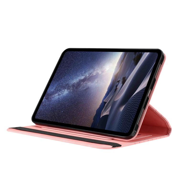 For Samsung Galaxy Tab S9 / Tab S9 FE Rotatable Honeycomb Embossed Smart Leather Tablet Case