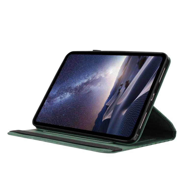 For Samsung Galaxy Tab S10 FE / Tab S10 FE+ Rotatable Honeycomb Embossed Smart Leather Tablet Case
