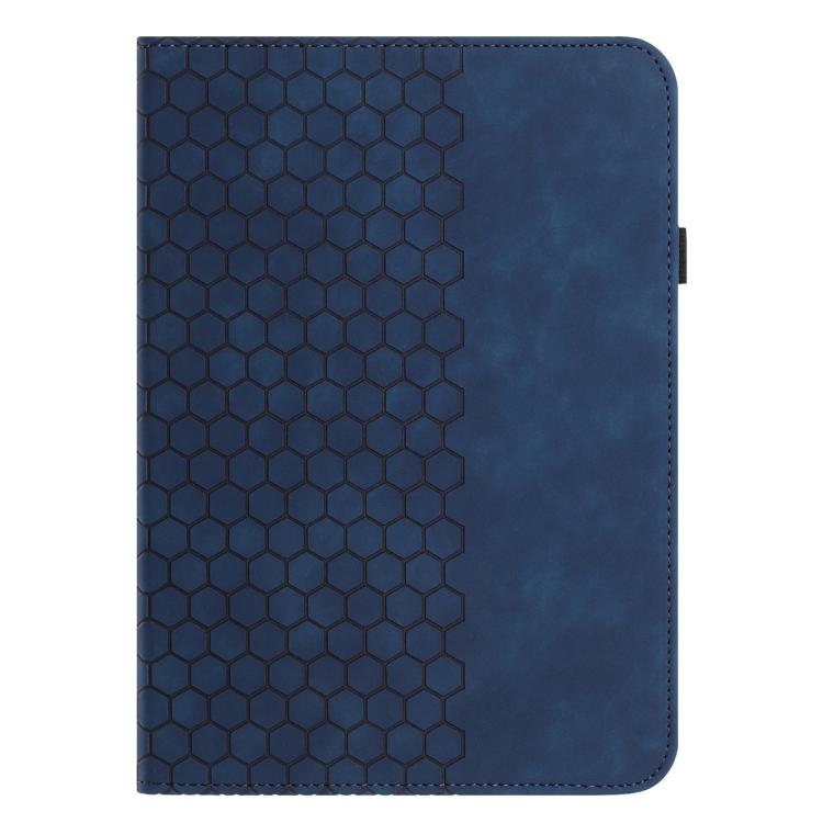 For Samsung Galaxy Tab S10 FE / Tab S10 FE+ Rotatable Honeycomb Embossed Smart Leather Tablet Case