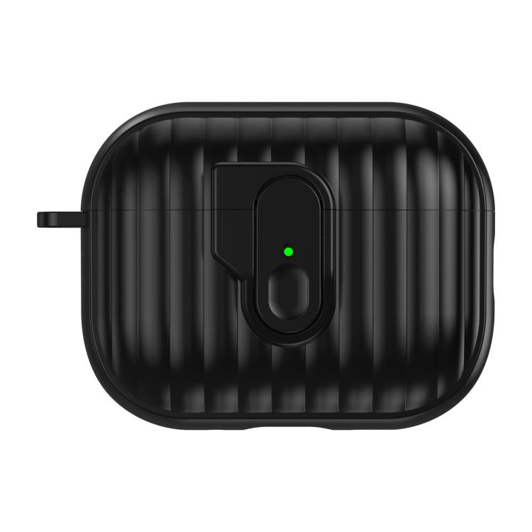 For AirPods Pro 3 Shell Look Earbuds Box Protective Case with Security Lock