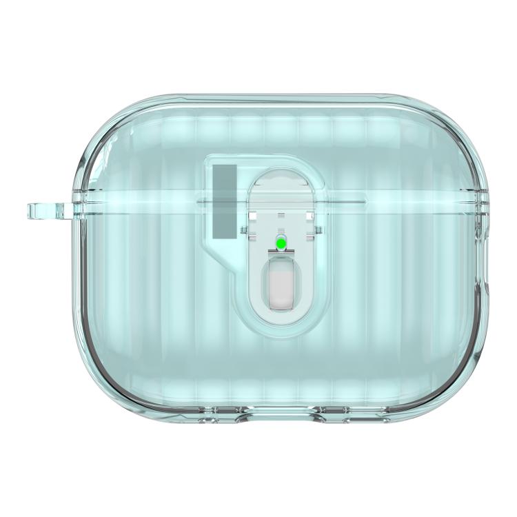 For AirPods Pro 3 Shell Look Earbuds Box Protective Case with Security Lock