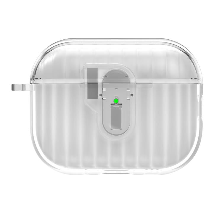 For AirPods Pro 3 Shell Look Earbuds Box Protective Case with Security Lock