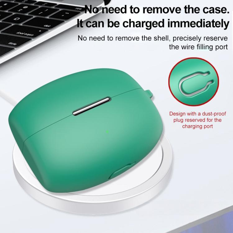 For OPPO Enco Clip Solid Color Silicone Earphone Protective Case
