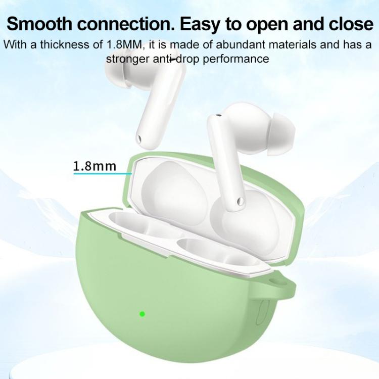 For OPPO Enco Free4 Solid Color Silicone Earphone Protective Case