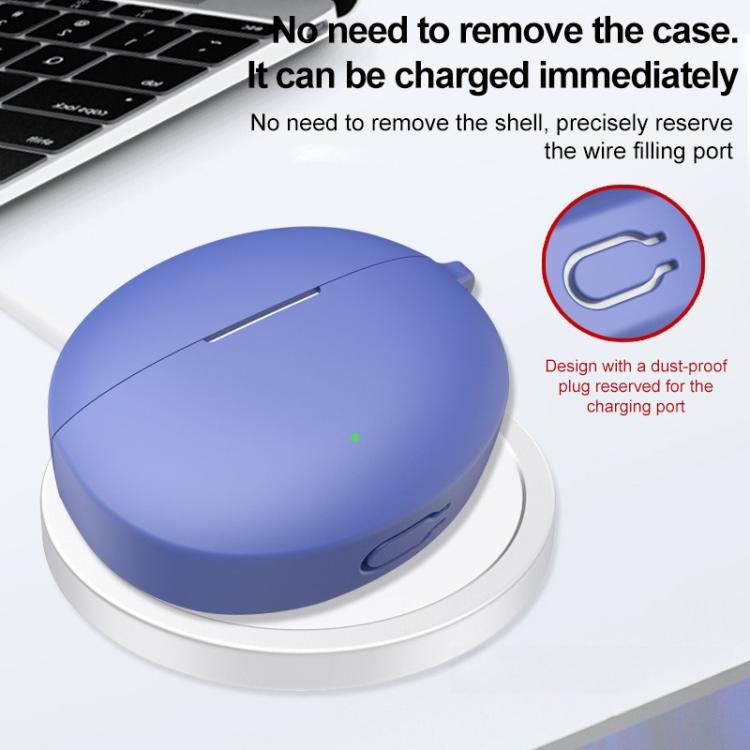 For OPPO Enco Free4 Solid Color Silicone Earphone Protective Case