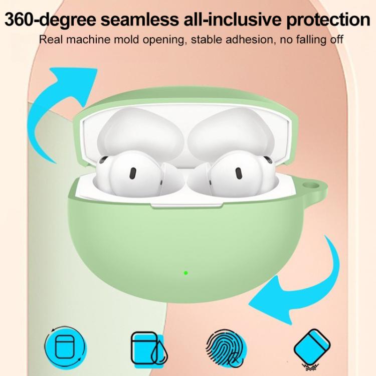 For OPPO Enco Free4 Solid Color Silicone Earphone Protective Case