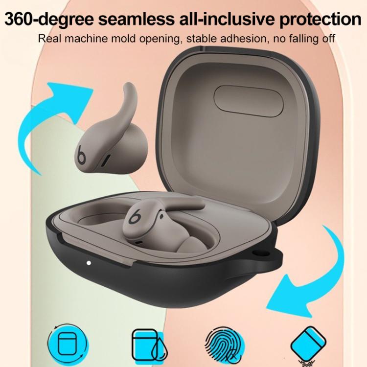 For Beats Powerbeats Fit Solid Color Silicone Earphone Protective Case