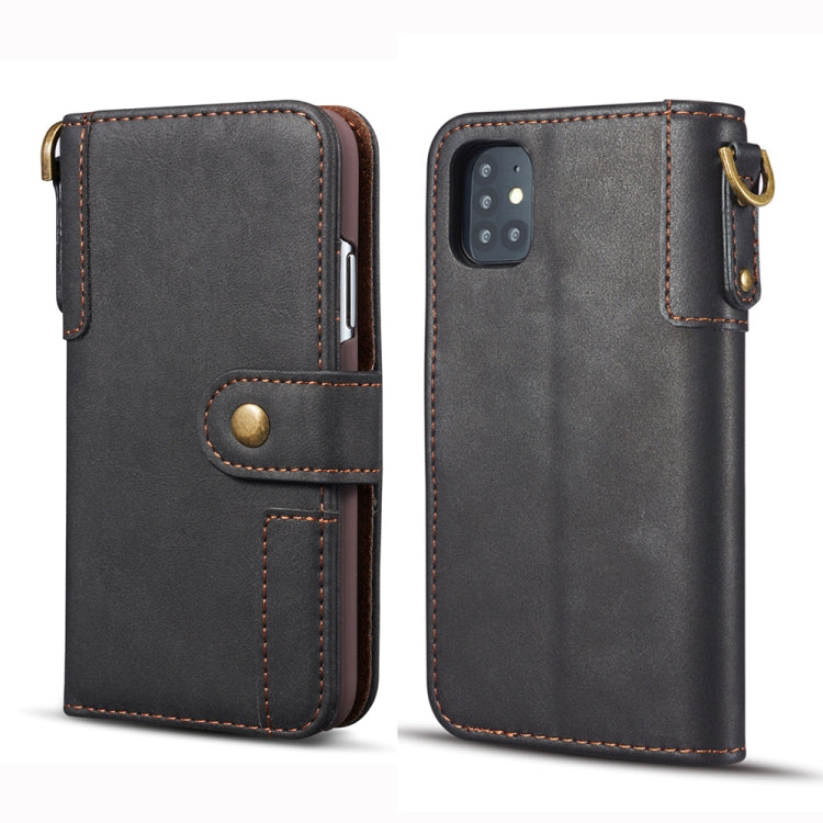 For Samsung Galaxy Note20 Cowhide Texture Horizontal Flip Leather Case with Holder & Card Slots & Wallet & Lanyard