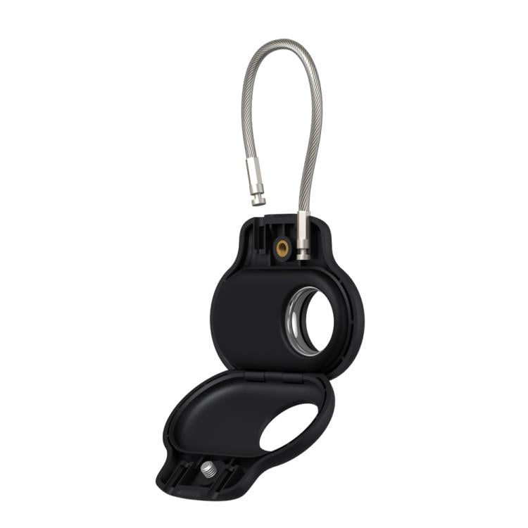 For Samsung Galaxy SmartTag Positioning Tracker Steel Wire Silicone Protective Cover
