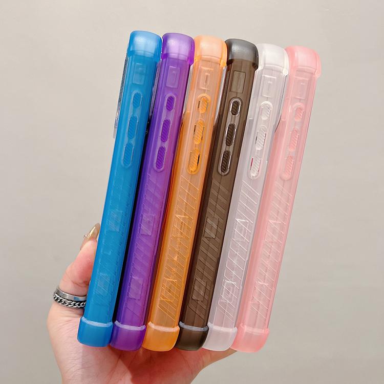 For iPhone 17 Transparent Matte TPU Hybrid PC 3-in-1 MagSafe Phone Case