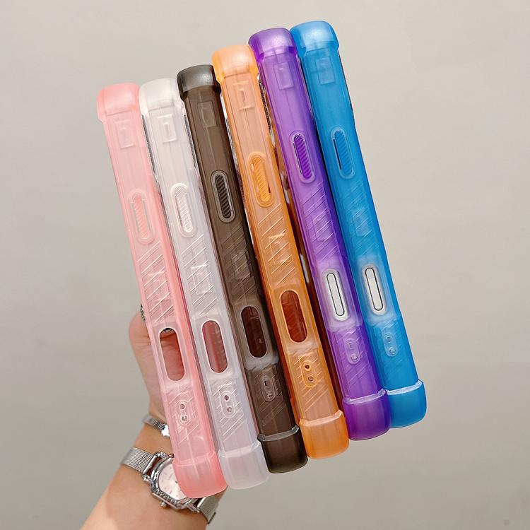 For iPhone 17 Transparent Matte TPU Hybrid PC 3-in-1 MagSafe Phone Case