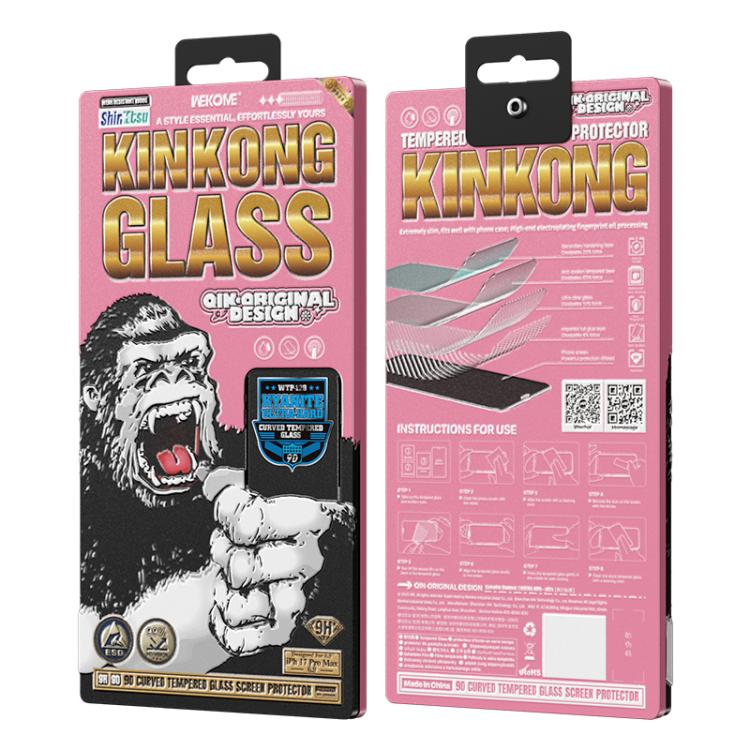 For iPhone 17 Pro Max WK WTP-129 Qin-Original Design 9D Curved Kyanite Ultra-Hard Tempered Glass Film