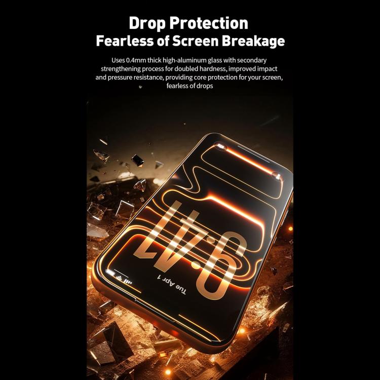 For iPhone 17 Pro Max WK WTP-120 Qin Series 9D Curved Large Arc HD Tempered Glass Film