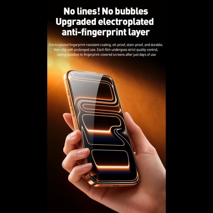 For iPhone 17 Pro WK WTP-120 Qin Series 9D Curved Large Arc HD Tempered Glass Film