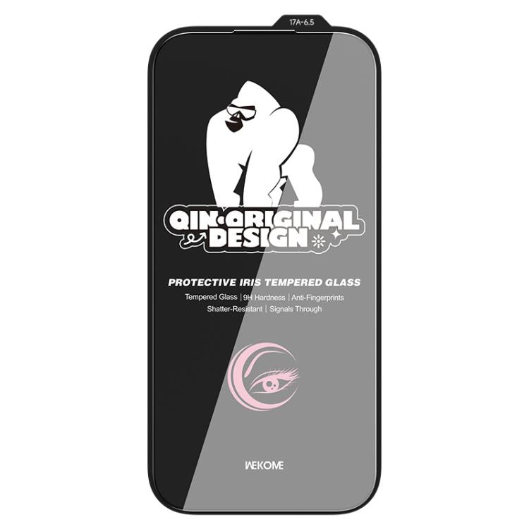 For iPhone Air WK WTP-130 Qin-Original Design 9D Curved Anti-lridescence Eye-Caring HD Tempered Glass Film