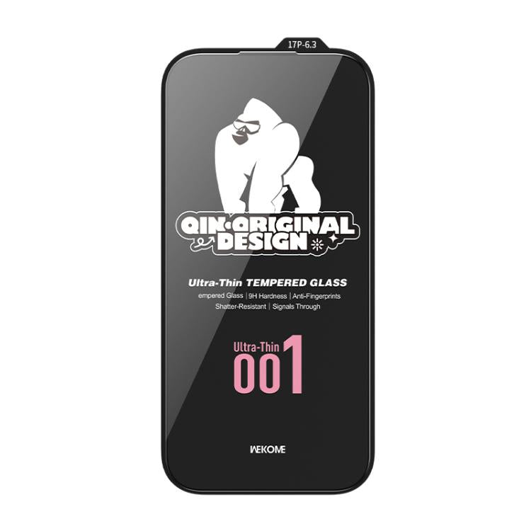 For iPhone 17 Pro WK WTP-113 Qin Series 9D Curved Ultra-thin 001 HD Tempered Glass Film